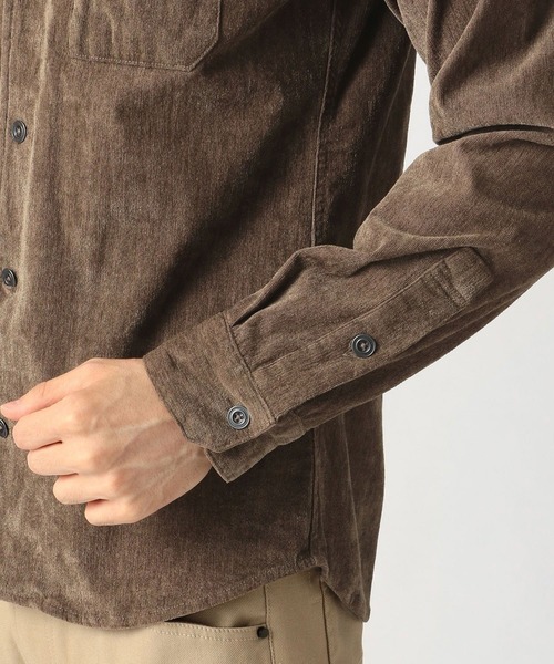 NICOLE CLUB FOR MEN（ニコルクラブフォーメン）の「ブライトコーデュロイ　シャツブルゾン（シャツ/ブラウス・メンズ・モカ/その他/ブラック/ライトベージュ・MEDIUM/X-LARGE/LARGE）」の18枚目の写真