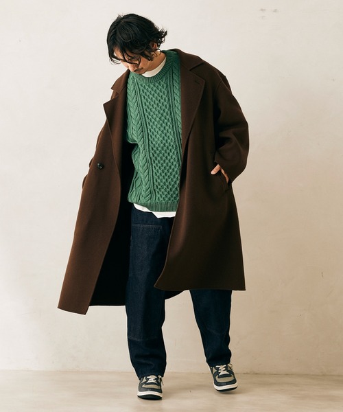 定価42900円／IENAハミルトンウールベーシックチェスターコー 