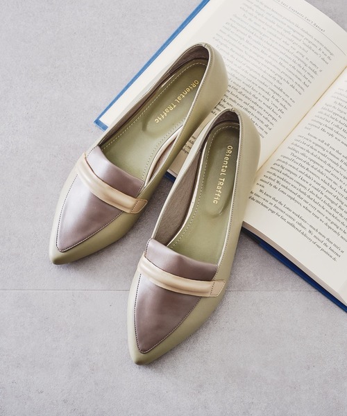 ORiental TRaffic（オリエンタルトラフィック）の「チューブベルトマルチカラーパンプス/11306（パンプス・レディース・ブラック/パープル/グリーン・40/38/39/41/35/36/37/34/42）」の2枚目の写真