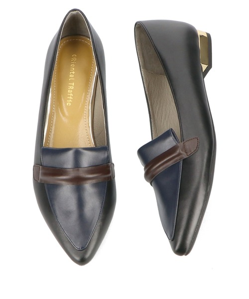 ORiental TRaffic（オリエンタルトラフィック）の「チューブベルトマルチカラーパンプス/11306（パンプス・レディース・ブラック/パープル/グリーン・40/38/39/41/35/36/37/34/42）」の6枚目の写真