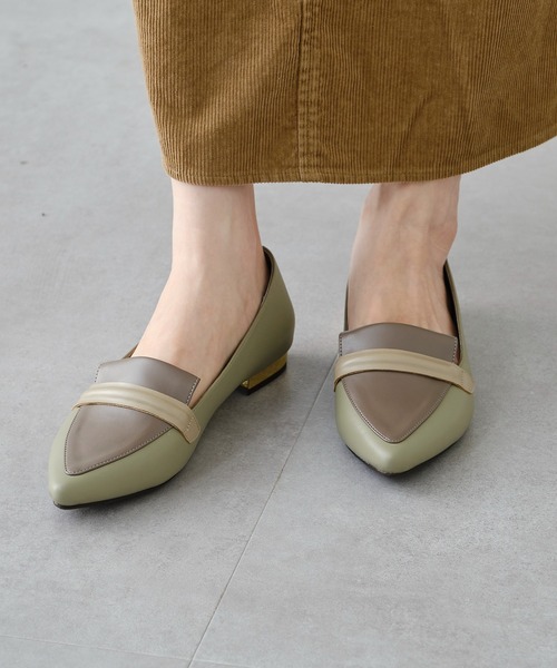 ORiental TRaffic（オリエンタルトラフィック）の「チューブベルトマルチカラーパンプス/11306（パンプス・レディース・ブラック/パープル/グリーン・40/38/39/41/35/36/37/34/42）」の5枚目の写真