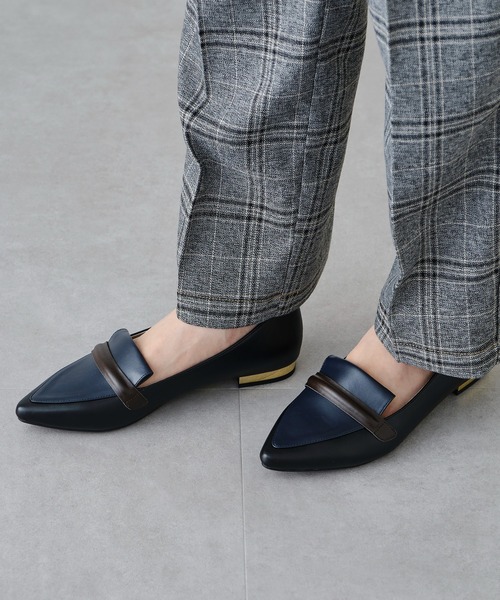 ORiental TRaffic（オリエンタルトラフィック）の「チューブベルトマルチカラーパンプス/11306（パンプス・レディース・ブラック/パープル/グリーン・40/38/39/41/35/36/37/34/42）」の4枚目の写真