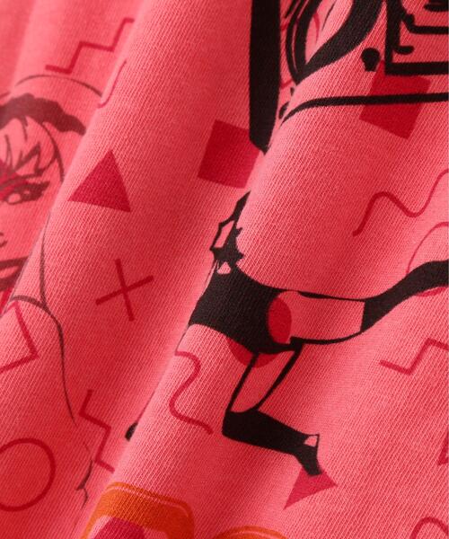 Kare/ME（カーミー）の「Kare/ME（カーミー）1980総柄Tシャツ（Tシャツ/カットソー・メンズ・ベージュ/ピンク/ホワイト・MEDIUM/LARGE）」の11枚目の写真