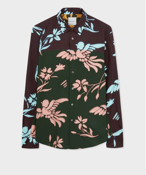 Bird Floral ミックスアップシャツ 031xm シャツ ブラウス Paul Smith ポールスミス のファッション通販 Zozotown