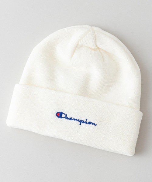 Champion（チャンピオン）の「【CHAMPION/チャンピオン】スクリプトロゴ天竺ワッチ　ワンポイントロゴ刺繍　ニットキャップ/ビーニー（ニットキャップ/ビーニー・メンズ・マスタード/ネイビー/ホワイト/ライトパープル/ワイン/ベージュ/ブラック/杢グレー・FREE）」の16枚目の写真