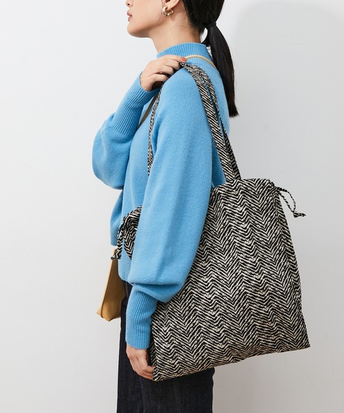 ADAM ET ROPE'（アダムエロペ）の「パッカブルトートバッグ（トートバッグ・レディース・ホワイト/ベージュ/カーキ/キャメル・FREE）」の17枚目の写真