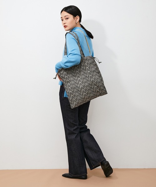 ADAM ET ROPE'（アダムエロペ）の「パッカブルトートバッグ（トートバッグ・レディース・ホワイト/ベージュ/カーキ/キャメル・FREE）」の16枚目の写真