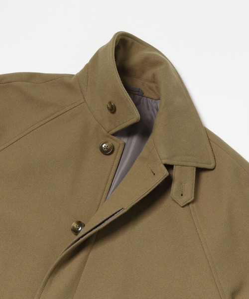 SENSE OF PLACE by URBAN RESEARCH（センスオブプレイスバイアーバンリサーチ）の「『ユニセックス』バルマカーンルーズコート（ステンカラーコート・メンズ・ブラック/ベージュ/カーキ/ミント/チャコールグレー/ブラック系その他・MEDIUM/LARGE）」の21枚目の写真