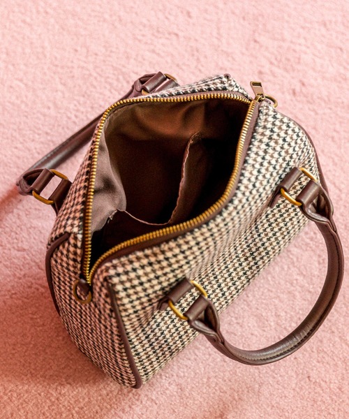 OLIVE des OLIVE（オリーブデオリーブ）の「ボストンバッグ（ショルダーバッグ・レディース・ブラウン/ベージュ/ダークベージュ/ダークブラウン/オフホワイト・FREE）」の10枚目の写真