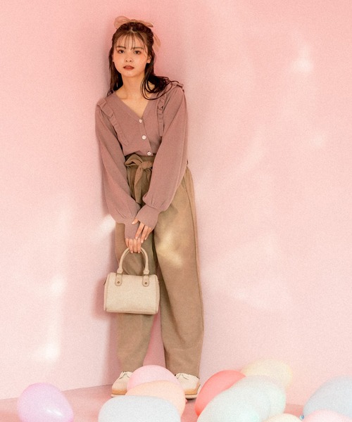 OLIVE des OLIVE（オリーブデオリーブ）の「ボストンバッグ（ショルダーバッグ・レディース・ブラウン/ベージュ/ダークベージュ/ダークブラウン/オフホワイト・FREE）」の14枚目の写真