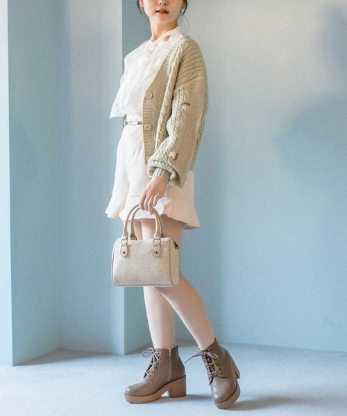 OLIVE des OLIVE（オリーブデオリーブ）の「ボストンバッグ（ショルダーバッグ・レディース・ブラウン/ベージュ/ダークベージュ/ダークブラウン/オフホワイト・FREE）」の15枚目の写真