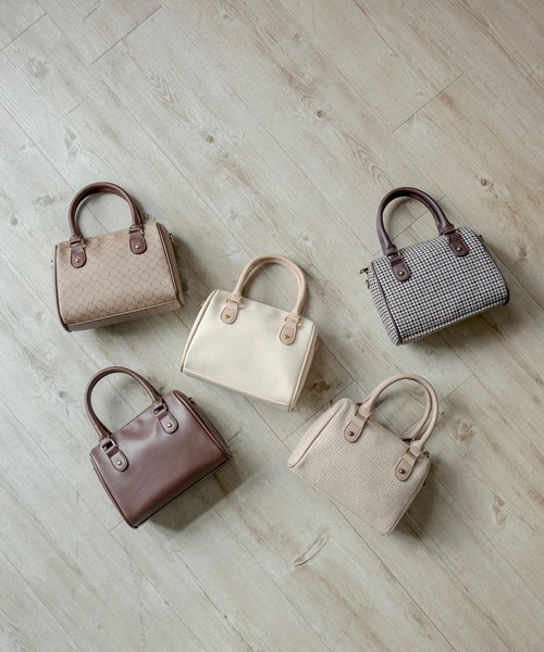 OLIVE des OLIVE（オリーブデオリーブ）の「ボストンバッグ（ショルダーバッグ・レディース・ブラウン/ベージュ/ダークベージュ/ダークブラウン/オフホワイト・FREE）」の17枚目の写真