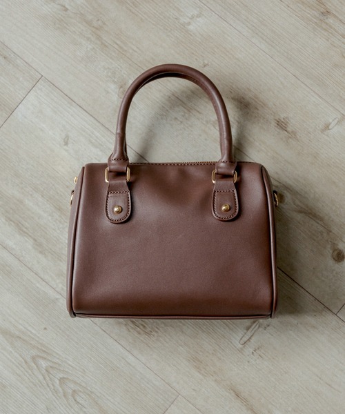 OLIVE des OLIVE（オリーブデオリーブ）の「ボストンバッグ（ショルダーバッグ・レディース・ブラウン/ベージュ/ダークベージュ/ダークブラウン/オフホワイト・FREE）」の19枚目の写真