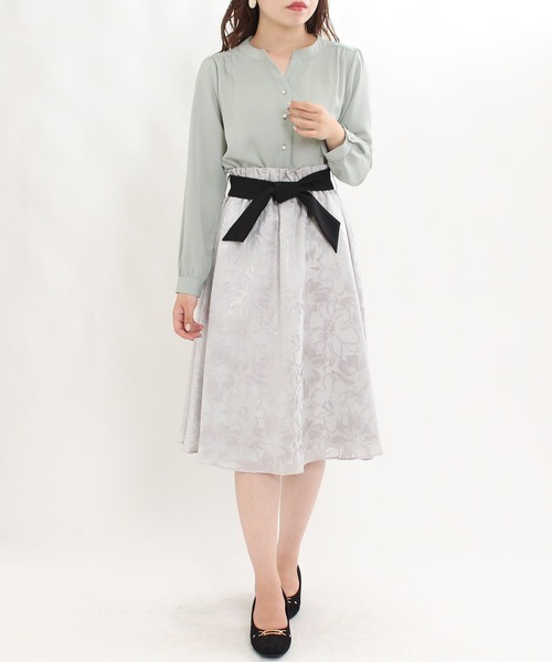 TRUDEA(トルディア)の「防シワ加工パールボタンスキッパーブラウス(シャツ/ブラウス・レディース・ホワイト/ミント・SMALL/MEDIUM/LARGE)」の15枚目の写真