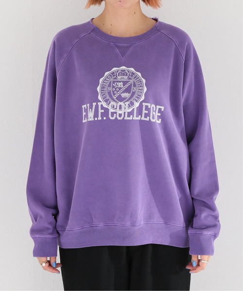 Bonum（ボナム）の「GOOD ROCK SPEED E.W.F COLLEGE スウェット（スウェット・レディース・パープル・FREE）」の10枚目の写真
