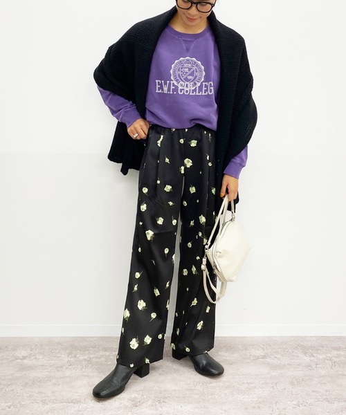 Bonum（ボナム）の「GOOD ROCK SPEED E.W.F COLLEGE スウェット（スウェット・レディース・パープル・FREE）」の20枚目の写真