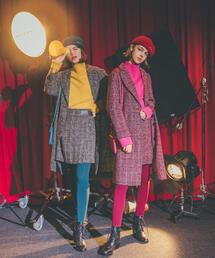 OLD agnes b ツイード チェスターコート OLD agnes b ツイード チェスターコート agnes b.（アニエスベー