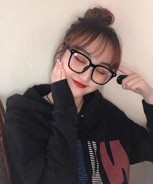 c.u.l（シーユーエル）の「【c.u.l】ユニセックス ビッグフレームメガネ 伊達メガネ cula278（メガネ・レディース・グレー/ブラック/ブラウン/クリア・FREE）」の8枚目の写真