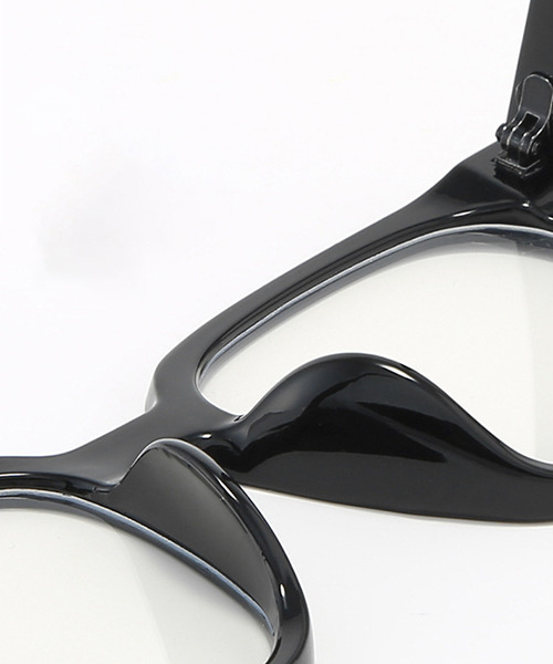 c.u.l（シーユーエル）の「【c.u.l】ユニセックス ビッグフレームメガネ 伊達メガネ cula278（メガネ・レディース・グレー/ブラック/ブラウン/クリア・FREE）」の20枚目の写真