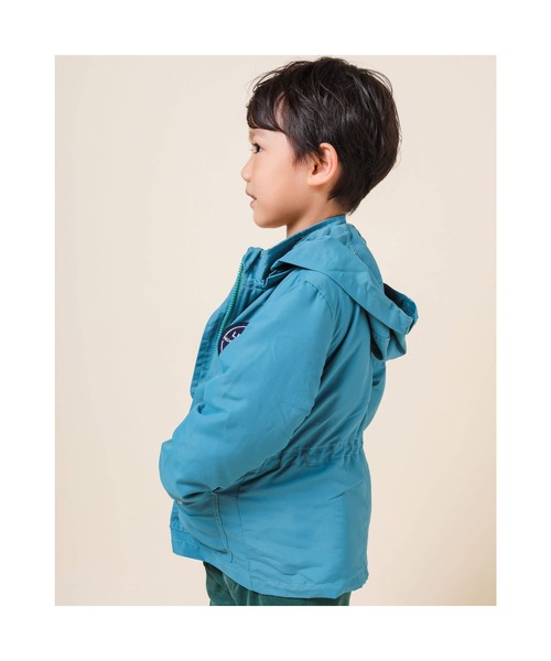 Noeil aime BeBe(ノイユエイムベベ)の「Noeil aime BeBe/【 3WAY 】 もこもこ ボア ライナー付き タフタ ジャケット (90~130cm)(ナイロンジャケット・キッズ・グリーン/イエロー・100/120/130/90/110)」の8枚目の写真