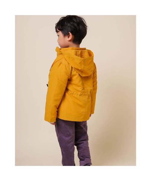 Noeil aime BeBe(ノイユエイムベベ)の「Noeil aime BeBe/【 3WAY 】 もこもこ ボア ライナー付き タフタ ジャケット (90~130cm)(ナイロンジャケット・キッズ・グリーン/イエロー・100/120/130/90/110)」の13枚目の写真