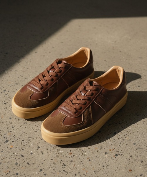 AAA（トリプルエー）の「AAA+ インジェクションミリタリースニーカー（スニーカー・レディース・ホワイト/ブラック/ダークブラウン/ネイビー/ベージュ/ブラウン/ホワイト×ホワイト/カーキ/ブラック×ブラック・44/40/38/39/41/42/43/36/45/37/35）」の5枚目の写真