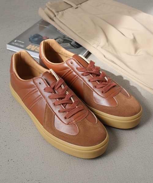 AAA（トリプルエー）の「AAA+ インジェクションミリタリースニーカー（スニーカー・レディース・ホワイト/ブラック/ダークブラウン/ネイビー/ベージュ/ブラウン/ホワイト×ホワイト/カーキ/ブラック×ブラック・44/40/38/39/41/42/43/36/45/37/35）」の6枚目の写真