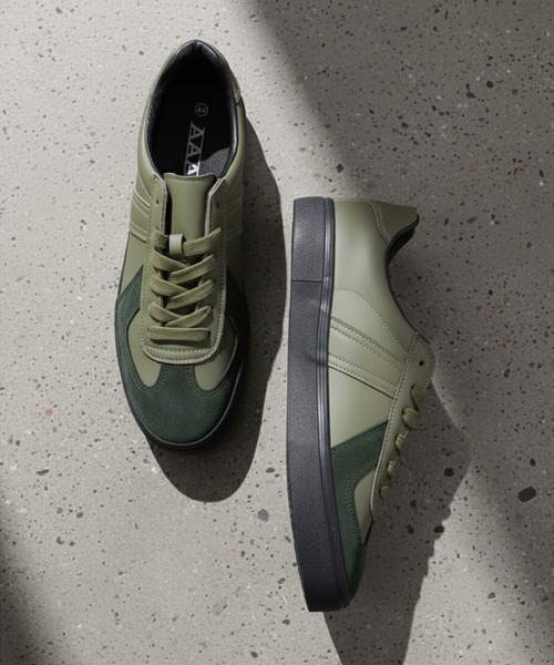 AAA（トリプルエー）の「AAA+ インジェクションミリタリースニーカー（スニーカー・レディース・ホワイト/ブラック/ダークブラウン/ネイビー/ベージュ/ブラウン/ホワイト×ホワイト/カーキ/ブラック×ブラック・44/40/38/39/41/42/43/36/45/37/35）」の8枚目の写真