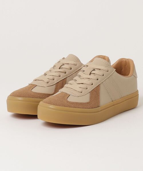 AAA（トリプルエー）の「AAA+ インジェクションミリタリースニーカー（スニーカー・レディース・ホワイト/ブラック/ダークブラウン/ネイビー/ベージュ/ブラウン/ホワイト×ホワイト/カーキ/ブラック×ブラック・44/40/38/39/41/42/43/36/45/37/35）」の21枚目の写真