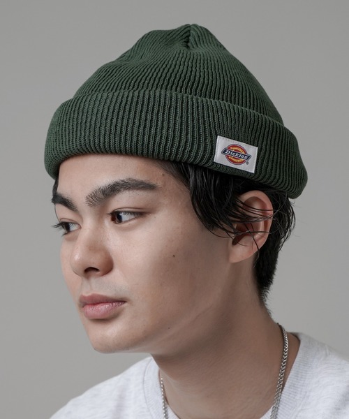 Dickies(ディッキーズ)の「【Dickies / ディッキーズ】タグニットキャップ(ニットキャップ/ビーニー・メンズ・ホワイト/ブラック/ダークグリーン/ブルー/ブラック系その他/オレンジ/ブラウン/グリーン・ONESIZE)」の5枚目の写真