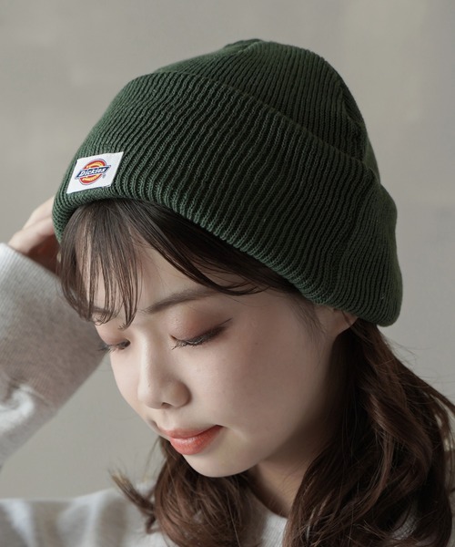 Dickies(ディッキーズ)の「【Dickies / ディッキーズ】タグニットキャップ(ニットキャップ/ビーニー・メンズ・ホワイト/ブラック/ダークグリーン/ブルー/ブラック系その他/オレンジ/ブラウン/グリーン・ONESIZE)」の13枚目の写真