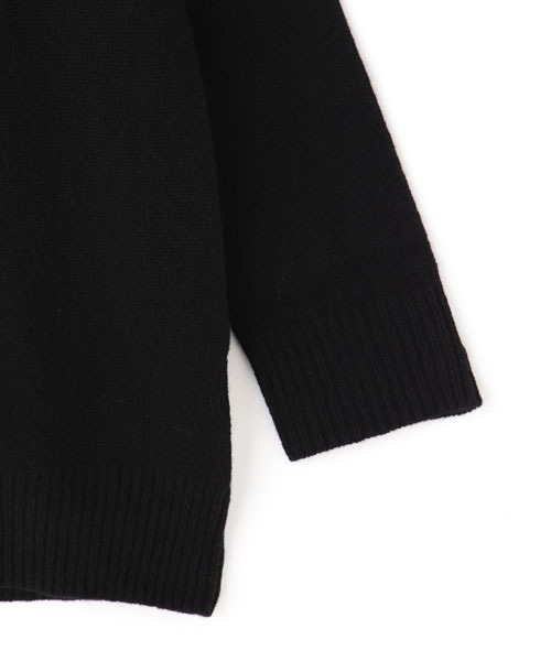 SUNSPEL(サンスペル)の「WOMEN’S LAMBSWOOL(カーディガン/ボレロ・レディース・ブラック/ナチュラル・2)」の5枚目の写真