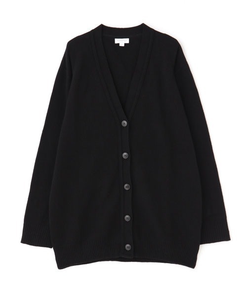 SUNSPEL(サンスペル)の「WOMEN’S LAMBSWOOL(カーディガン/ボレロ・レディース・ブラック/ナチュラル・2)」の9枚目の写真