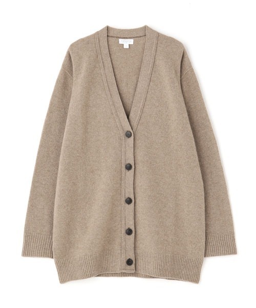 SUNSPEL(サンスペル)の「WOMEN’S LAMBSWOOL(カーディガン/ボレロ・レディース・ブラック/ナチュラル・2)」の14枚目の写真