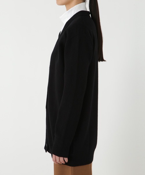 SUNSPEL(サンスペル)の「WOMEN’S LAMBSWOOL(カーディガン/ボレロ・レディース・ブラック/ナチュラル・2)」の11枚目の写真