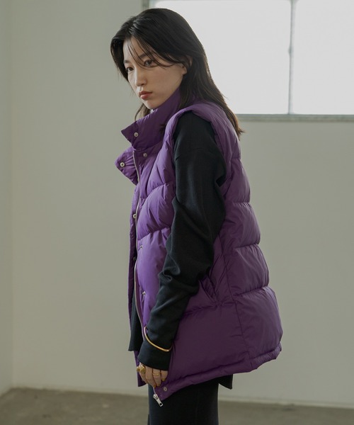 【Loungedress】ダウンベスト LOUNGEDRESS（ラウンジドレス）の「ダウンベスト（ダウンベスト