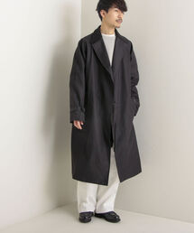 【GLOSTER/グロスター】玉虫ギャバ タイロッケンコート