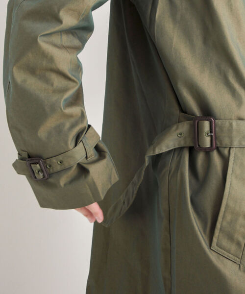 GLOSTER（グロスター）の「【GLOSTER/グロスター】玉虫ギャバ タイロッケンコート（その他アウター・メンズ・カーキ/ブラック・MEDIUM/LARGE）」の11枚目の写真