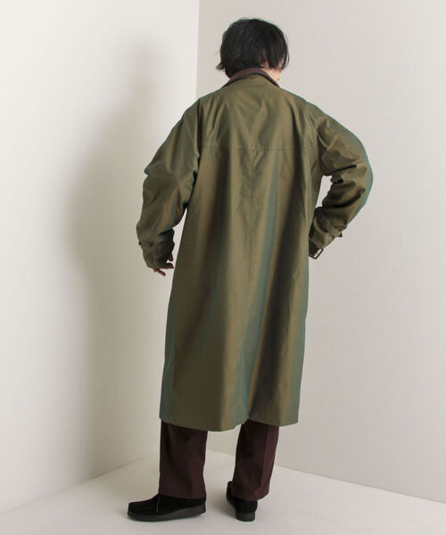 GLOSTER（グロスター）の「【GLOSTER/グロスター】玉虫ギャバ タイロッケンコート（その他アウター・メンズ・カーキ/ブラック・MEDIUM/LARGE）」の16枚目の写真
