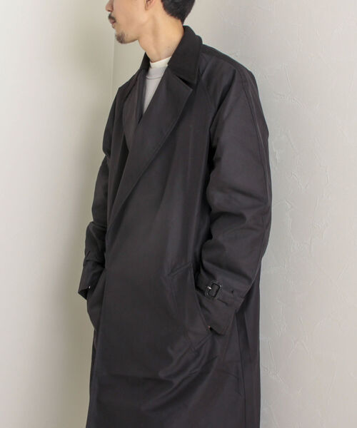 GLOSTER（グロスター）の「【GLOSTER/グロスター】玉虫ギャバ タイロッケンコート（その他アウター・メンズ・カーキ/ブラック・MEDIUM/LARGE）」の22枚目の写真