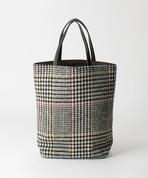 THE STATION STORE（ザ ステーション ストア）の「＜Finissage（フィニサージュ）＞ハリスツイード ミニトートバッグ（トートバッグ・レディース・ブラック/ネイビー/コバルトブルー・FREE）」の8枚目の写真