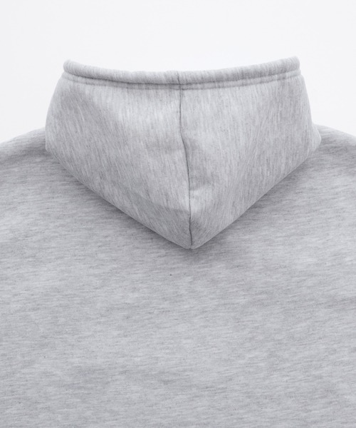 Chaco closet(チャコ クローゼット)の「ビッグシルエットフード付きカレッジロゴフーディーパーカー(パーカー・レディース・グレー/イエロー/グリーン/ネイビー/オートミール・XL)」の16枚目の写真