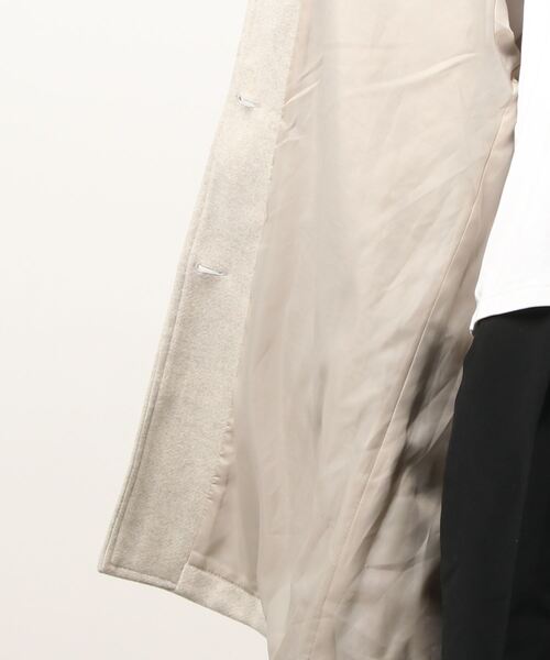 Samansa Mos2（サマンサ モスモス）の「ウーリーライクフード付コート（その他アウター・レディース・ベージュ/イエロー/チャコール/キナリ・ﾌﾘ-）」の7枚目の写真