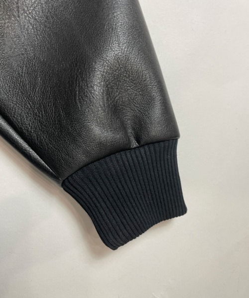 A FEW GOOD KIDS（ア フュー グッド キッズ）の「A FEW GOOD KIDS-Ａ/サークルロゴ.スタジアムジャンパー（スタジャン・メンズ・ブラック・X-LARGE/M/L/XL）」の6枚目の写真