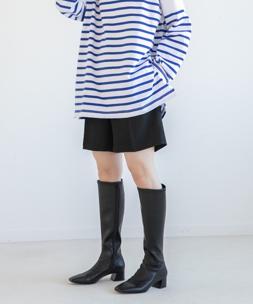 LOWRYS FARM（ローリーズファーム）の「ツイルショートパンツ　260919（その他パンツ・レディース・ブラック/イエロー/アイボリー・FREE）」の3枚目の写真