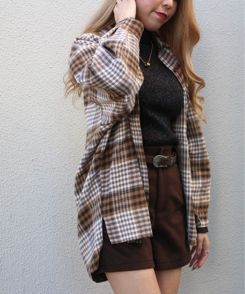 one way(ワンウェイ)の「【oneway Jeans】ウールショートパンツ(その他パンツ・レディース・ブラック/ライトブラウン・FREE)」の5枚目の写真