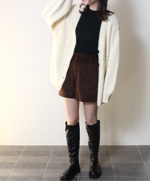 one way(ワンウェイ)の「【oneway Jeans】ウールショートパンツ(その他パンツ・レディース・ブラック/ライトブラウン・FREE)」の7枚目の写真