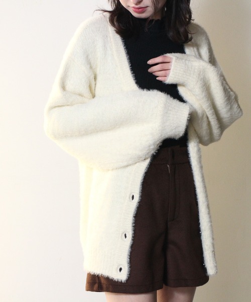 one way(ワンウェイ)の「【oneway Jeans】ウールショートパンツ(その他パンツ・レディース・ブラック/ライトブラウン・FREE)」の6枚目の写真