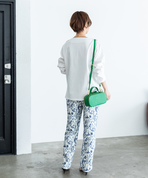 IENA(イエナ)の「【NOVIA /ノヴィア】ラウンドバッグ◆(ショルダーバッグ・レディース・イエロー/グリーン/グレー系その他2・FREE)」の5枚目の写真