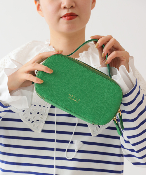 IENA(イエナ)の「【NOVIA /ノヴィア】ラウンドバッグ◆(ショルダーバッグ・レディース・イエロー/グリーン/グレー系その他2・FREE)」の9枚目の写真